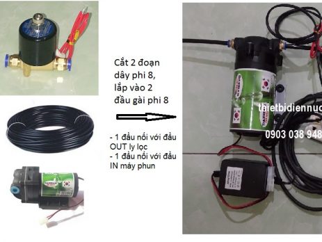 Hướng dẫn lắp đặt phun sương tự động
