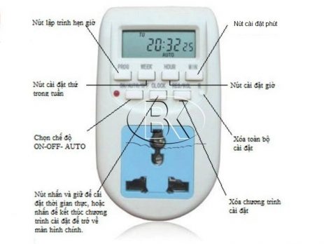 Hướng dẫn cài đặt ổ cắm hẹn giờ AL-06