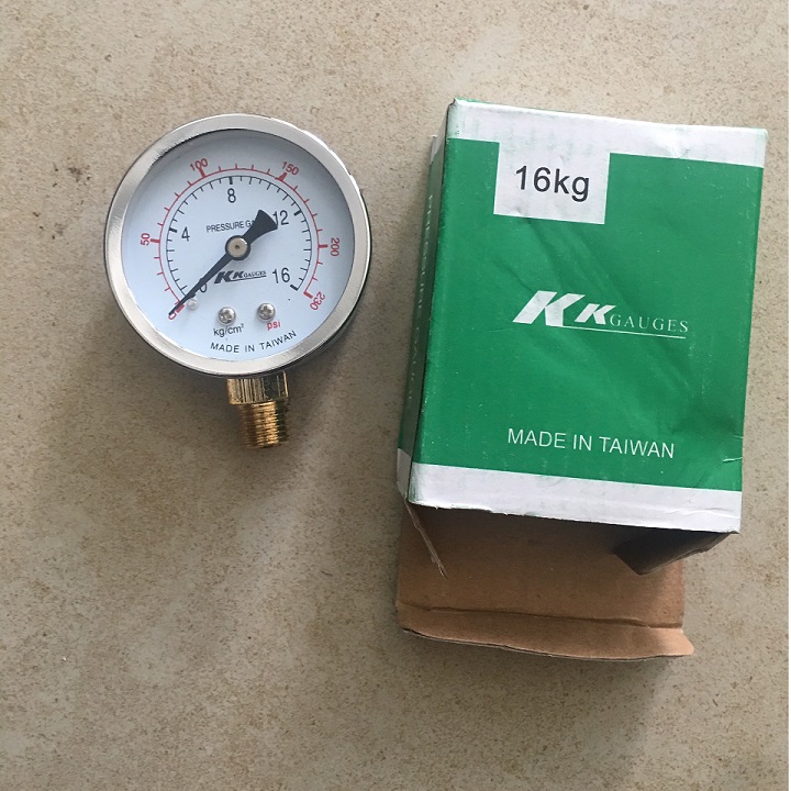 Đồng hồ đo áp suất KK 16 kg/cm2 - 230 PSI
